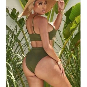 Matte Collection Orion Bikini NWT (Olive)